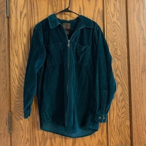 Bluegreen Full-zip Shacket